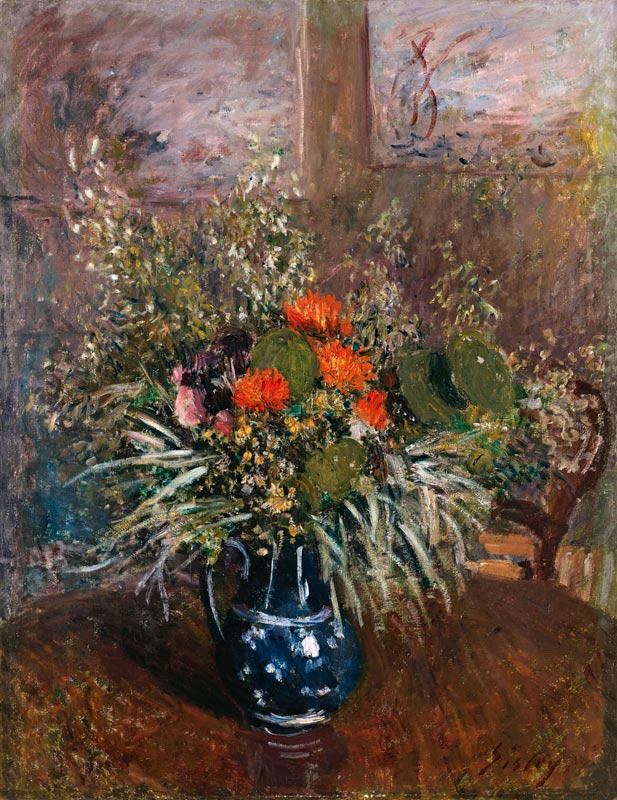 Still Life of Wild Flowers de Alfred Sisley