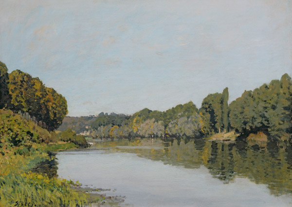 The Seine at Bougival de Alfred Sisley