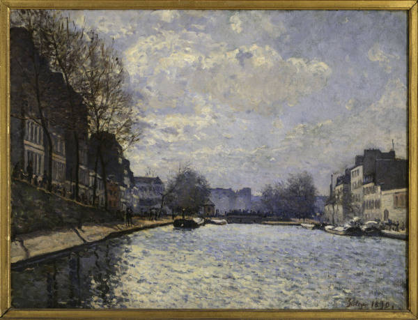 A.Sisley / Saint-Martin Canal / 1870 de Alfred Sisley