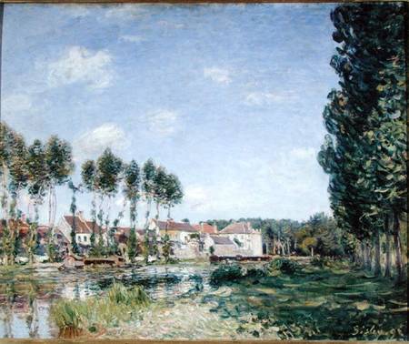 Banks of the Loing, Moret de Alfred Sisley