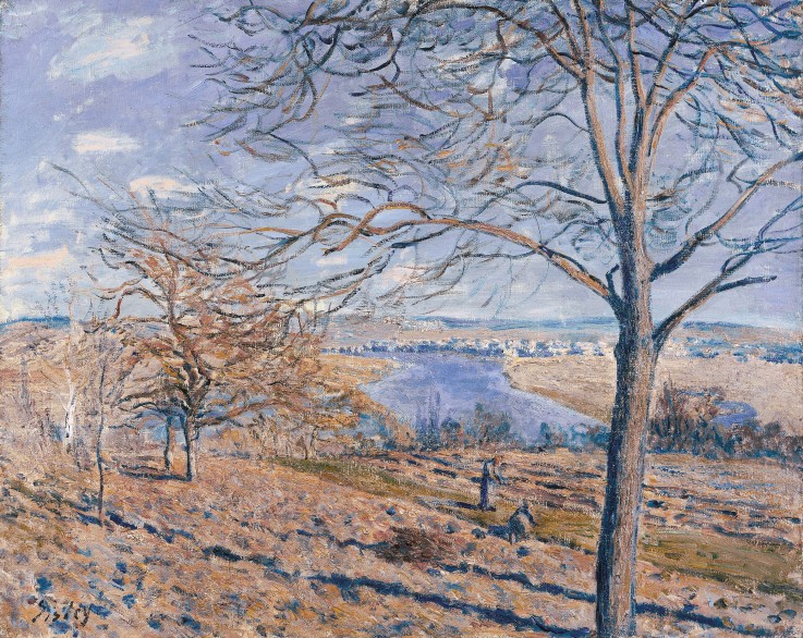 Banks of the Loing - Autumn Effect de Alfred Sisley