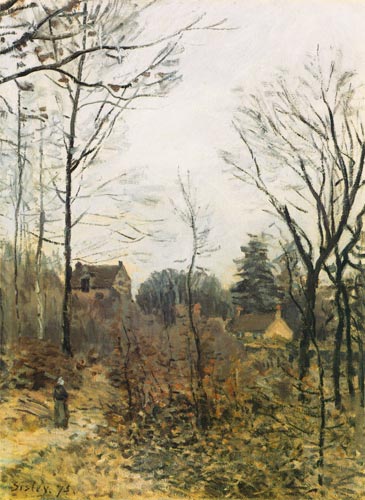 Otoño en Louveciennes de Alfred Sisley
