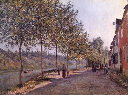 June Morning in Saint-Mammes de Alfred Sisley