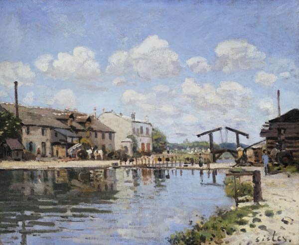 A.Sisley / Saint-Martin Canal / 1872 de Alfred Sisley