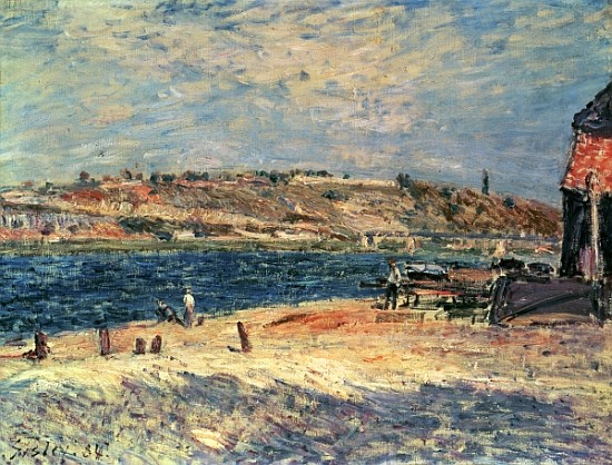 River Banks at Saint-Mammes de Alfred Sisley