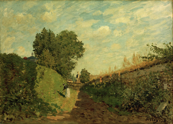 Sisley / The garden / 1873 de Alfred Sisley