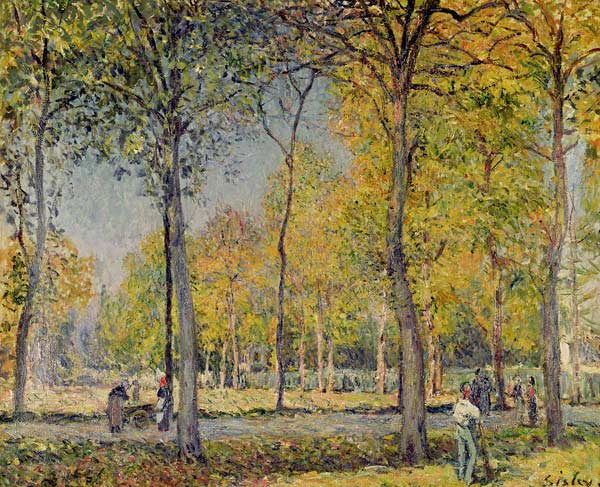 The Bois de Boulogne de Alfred Sisley