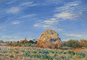 Haystack on the Banks of the Loing, 1891 (oil on canvas)