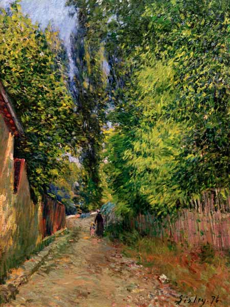 A.Sisley, Umgebung von Louveciennes de Alfred Sisley