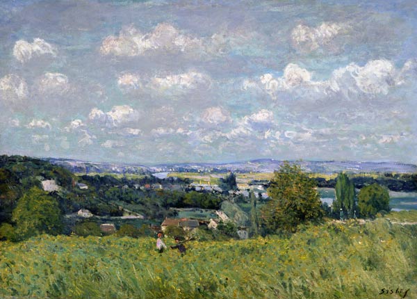 The Valley of the Seine at Saint-Cloud, 1875 (oil on canvas) de Alfred Sisley