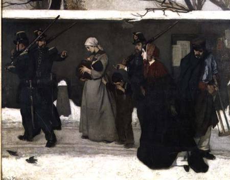 What is Called Vagrancy or, The Hunters of Vincennes de Alfred Stevens
