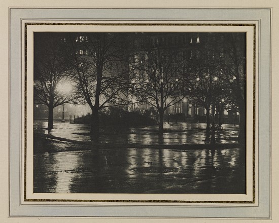 Reflections - Night (New York) de Alfred Stieglitz