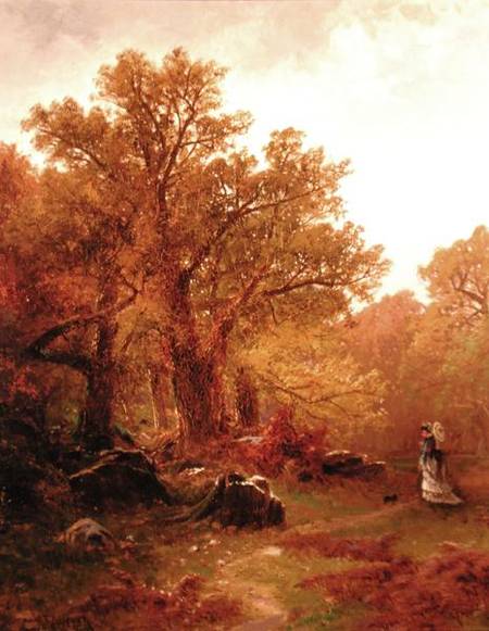 Autumn Stroll de Alfred Thompson Bricher
