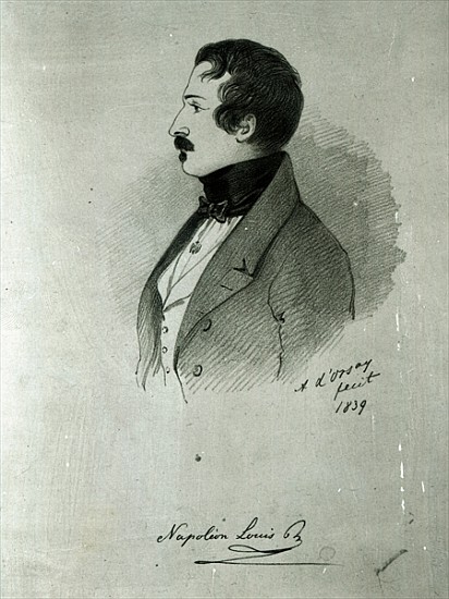 Portrait of Napoleon III (1808-73) as a young man de Alfred d' Orsay