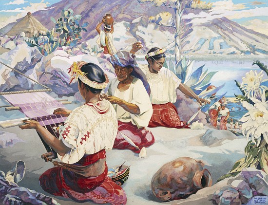 The Weavers of Atitlan de Alfredo Gálvez Suárez