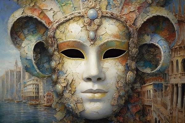 Venetiaans masker de Alida Jorissen