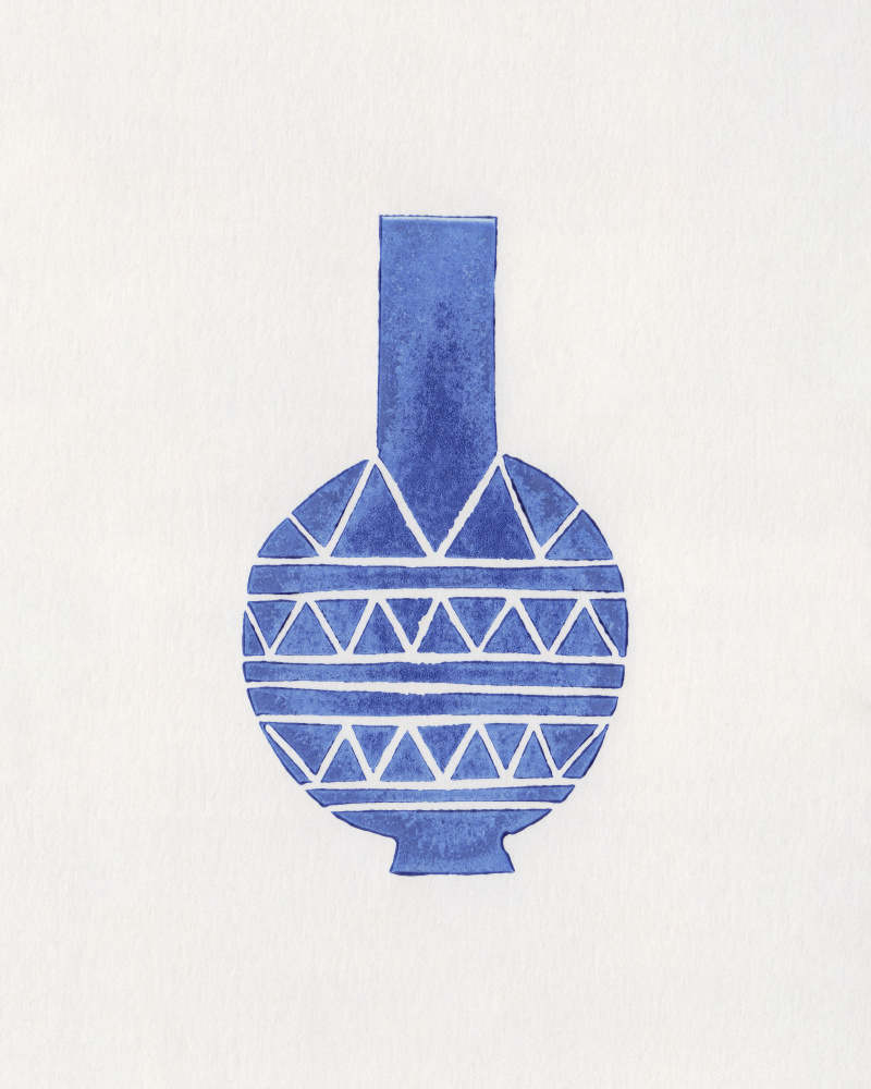 Linocut Vase #8 de Alisa Galitsyna