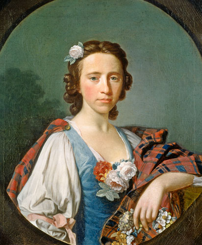Portrait of Flora Macdonald (1722-90) de Allan Ramsay