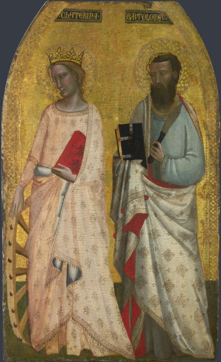 Saints Catherine and Bartholomew de Allegretto Nuzi