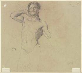 Nude of a young man