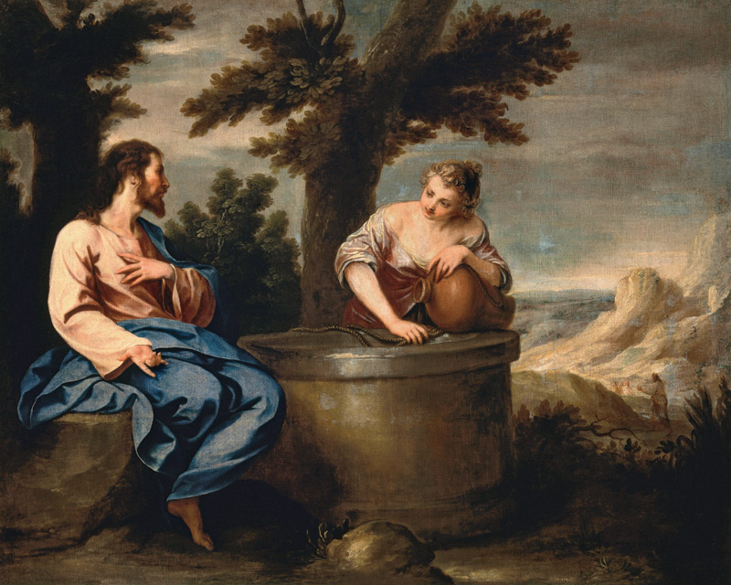 Jesus and the Samaritan Woman de Alonso Cano
