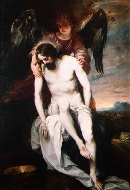 Dead Christ Supported by an Angel de Alonso Cano