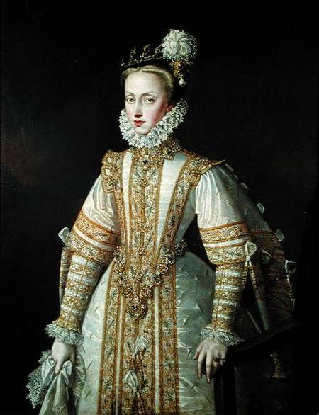 Anne of Austria (1549-80) Queen of Spain de Alonso Sánchez-Coello