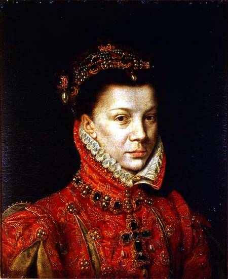 Elizabeth of Valois (1545-68) wife of Philip II of Spain (1527-98) de Alonso Sánchez-Coello