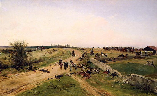 Scene from the Franco-Prussian War de Alphonse Marie de Neuville
