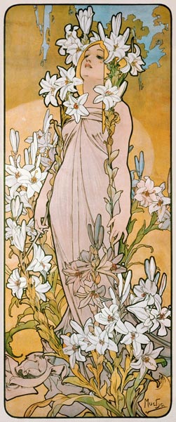 The lily de Alphonse Mucha
