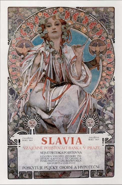 Slavia (Poster) de Alphonse Mucha