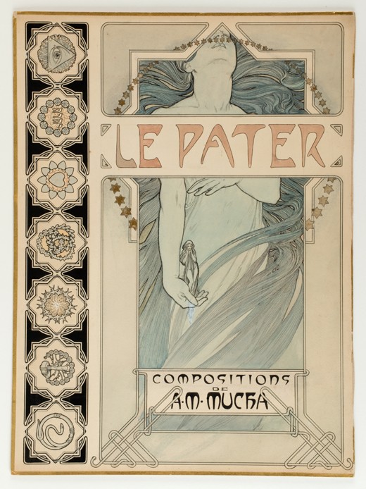 Cover Design for the illustrated edition Le Pater de Alphonse Mucha