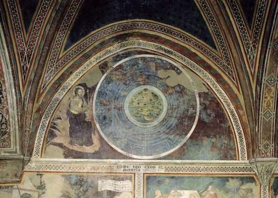 The Creation of the World, 1356-67 (fresco) de also Manfredi de Battilori Bartolo di Fredi