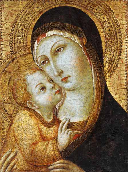 Madonna and Child de also Ansano di Pietro di Mencio Pietro Sano di