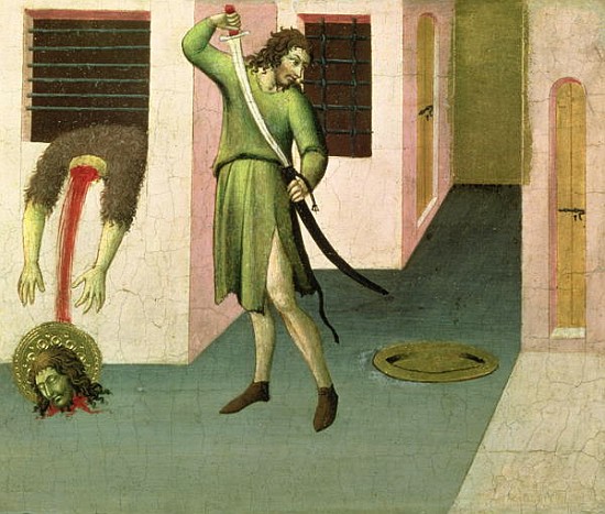 The Beheading of St. John the Baptist (see also 53648) de also Ansano di Pietro di Mencio Pietro Sano di