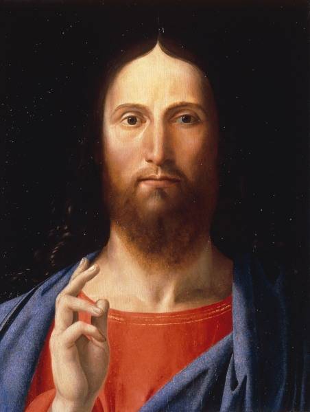 A.Vivarini /Christ Blessing/ Ptg./c.1500 de Alvise Vivarini