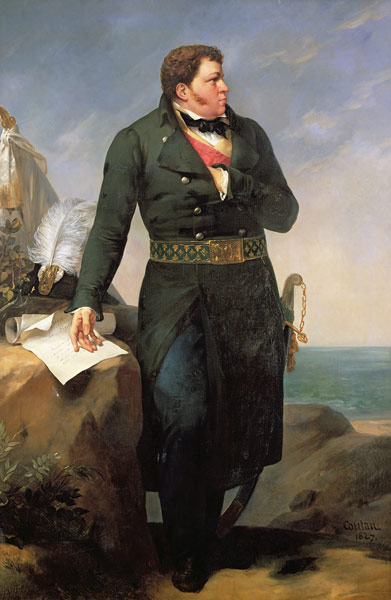 Portrait of Georges Cadoudal (1771-1804) de Amable Paul Coutan