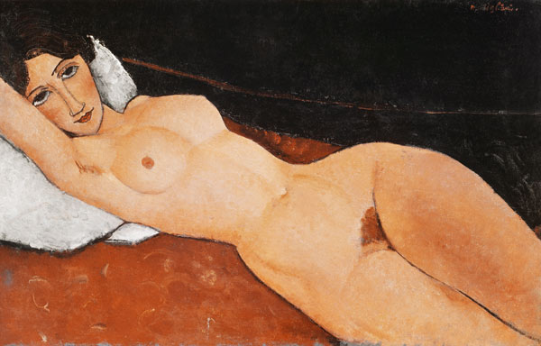 Lying woman act de Amadeo Modigliani
