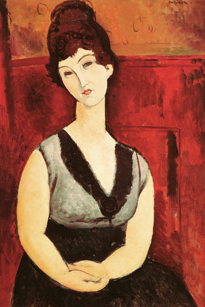 The chocolate shopgirl de Amadeo Modigliani