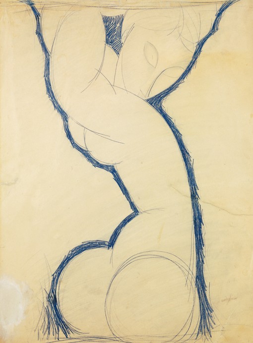 Caryatid de Amadeo Modigliani
