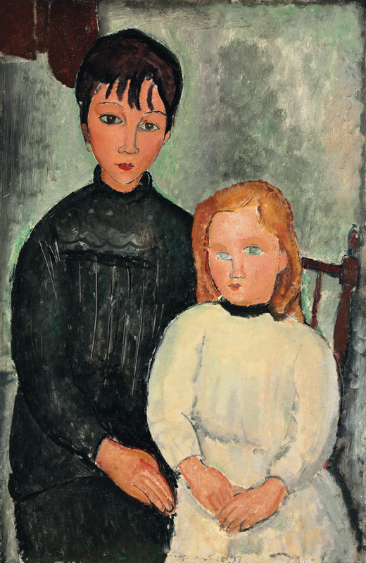 Die beiden Mädchen de Amadeo Modigliani