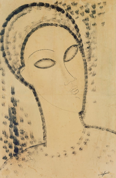 Cabeza de Amadeo Modigliani