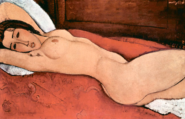 Liegender Akt mit verschränkten Armen
 de Amadeo Modigliani