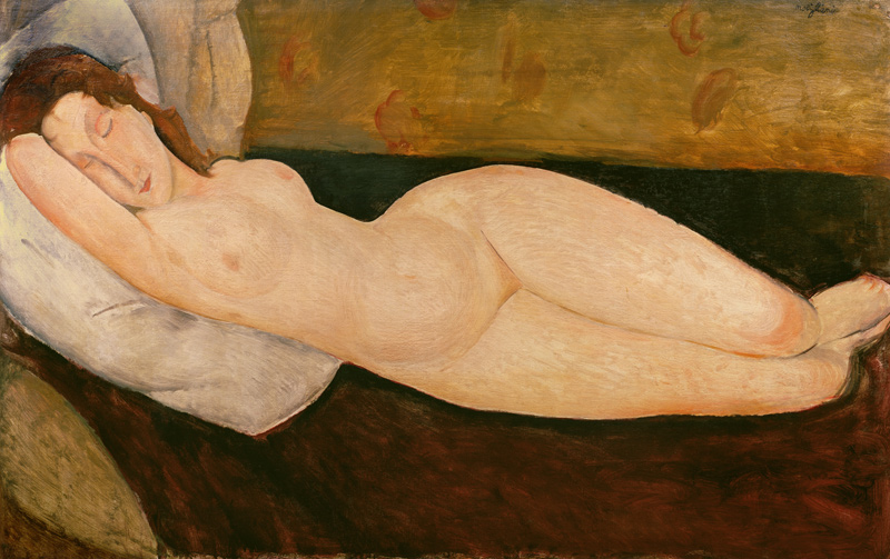 Modigliani / Reclining Nude / 1919 de Amadeo Modigliani
