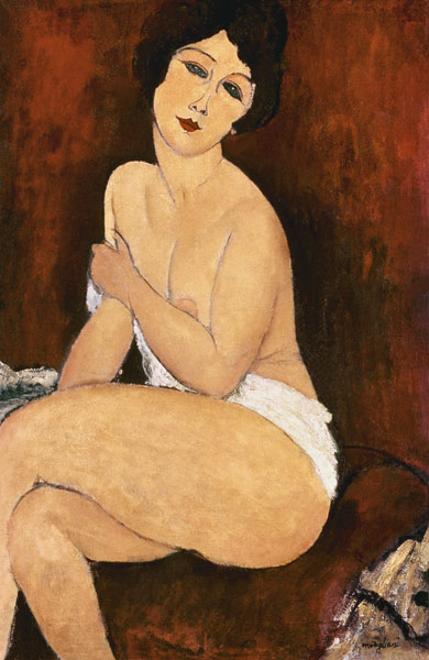Acto de mujer sedentaria de Amadeo Modigliani