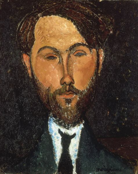 A.Modigliani, Leopold Zborowski, 1917. de Amadeo Modigliani