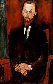 Portrait of Mr Wielhorski. de Amadeo Modigliani