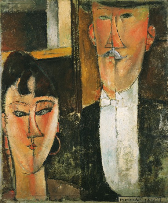 Bride and Groom de Amadeo Modigliani