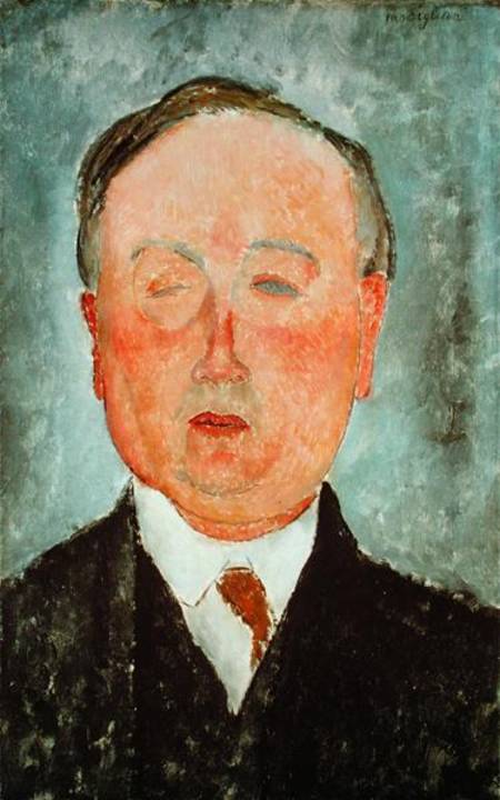 The Man with the Monocle, said to be Bidou de Amadeo Modigliani