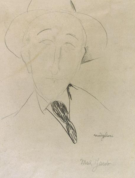 A.Modigliani, Portrait de Max Jacob,1915 de Amadeo Modigliani